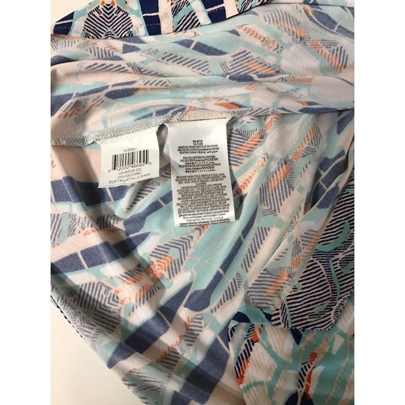 NWT BCBG MAX AZRIA Paisley Blue Printed Wrap Dress, Size Medium - Picture 10 of 14